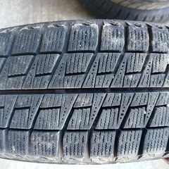 軽自動車　BRIDGESTONE　ブリザック　155/65R14 スタッドレスタイヤ　ホイール4本セット　ホイールカバー付きの画像