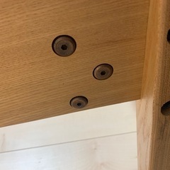 無印良品　タモ材　ベッドフレーム　ダブルの画像