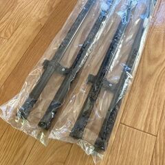 終了！値下げ ☆Ｗカーテンレール　1.1～2.0メートル伸縮式　２本セット　新品未開封品！☆の画像