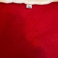 値下げ　しまむら　サンタ服　サンタクロース　衣装100cmの画像
