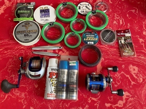 ダイワ、シマノリールなど釣り用品一式