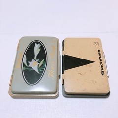 【シャチハタ、新朝日】スタンプ台（黒）　２個