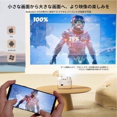 Sawcnreo プロジェクター 天井投影 小型家庭用 360回転の画像