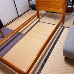 シングルベッド、マットレス付き🛏️の画像