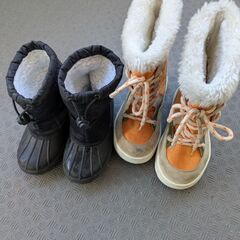 冬用ブーツ　スノーブーツ　子供 18cm 19cm