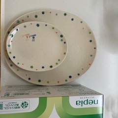 焼き物 大皿1枚 小皿5枚 未使用品の画像