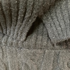 GU  レディースニット　タートル　黒の画像
