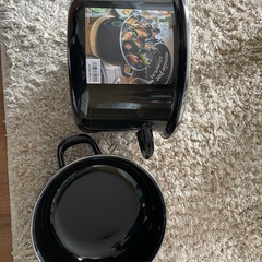 ホーロー鍋　高木金属　BLACK 新品未使用の画像