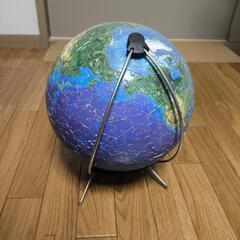 3D立体ジグソーパズル 地球儀 完成品の画像