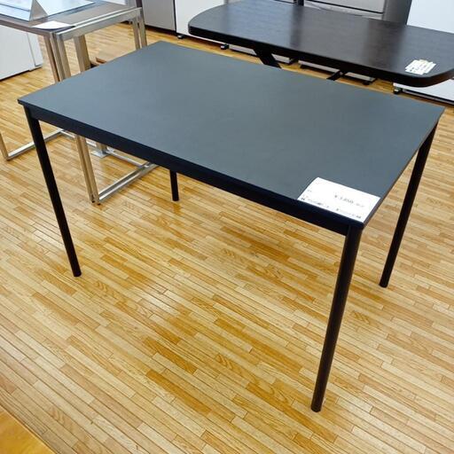 ★ジモティ割あり★ IKEA　デスク　ブラック　クリーニング済　YJ4755