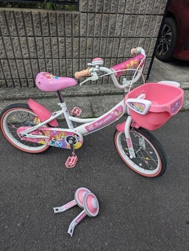 決まりました☆ディズニープリンセス　自転車