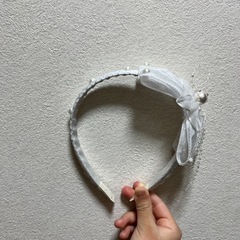 カチューシャ　卒園式　入学式の画像