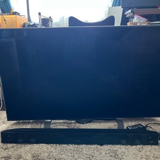 SHARP 50型液晶テレビ(サウンドバー付き)