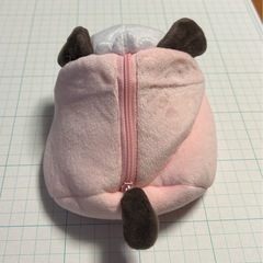ポチャッコ ファスナーポーチ 肩紐付き ぬいぐるみ 未使用の画像