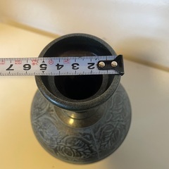花瓶 花器 花入 インテリア 壺 置物 アンティーク　真鍮　青銅の画像