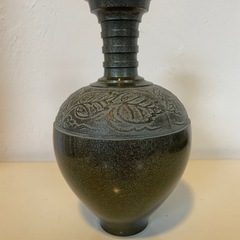 花瓶 花器 花入 インテリア 壺 置物 アンティーク　真鍮　青銅の画像