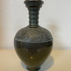 花瓶 花器 花入 インテリア 壺 置物 アンティーク　真鍮　青銅