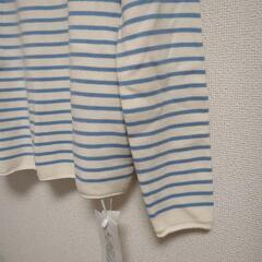 新品　ボーダーニットの画像