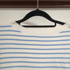 新品　ボーダーニットの画像