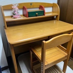 学習机　子供用勉強机　デスク＆チェア
