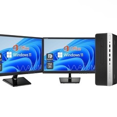 Windows 11 デュアルモニターセット Intel Cor...