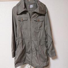GRAND POCHE ミリタリージャケット レディース Lの画像