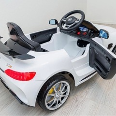 ラジコン メルセデス ベンツ AMG 電動乗用カー　電動乗用玩具　白の画像
