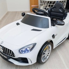 ラジコン メルセデス ベンツ AMG 電動乗用カー　電動乗用玩具　白の画像