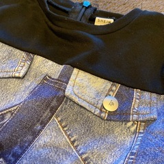 重ね着風ワンピース✳︎110くらいの画像