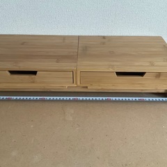 モニター台　引き出し付きの画像