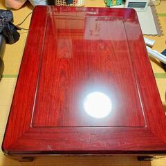 こたつ120巾和風木製紫檀調４面に彫刻あり こたつ120巾和風木製紫檀調4面に彫刻あり 楽天市場】こたつ 長方形