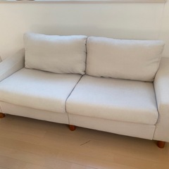 【無料】コンパクトソファ※毛玉あり