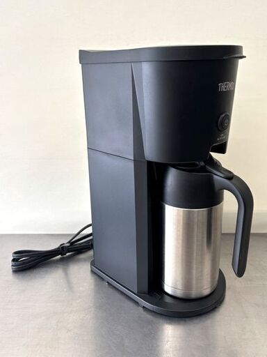 【自社配送は札幌市内限定】THERMOS/サーモス 真空断熱ポット コーヒーメーカー ECJ-700 ブラック 2022年製 動作OK 中古【USED】