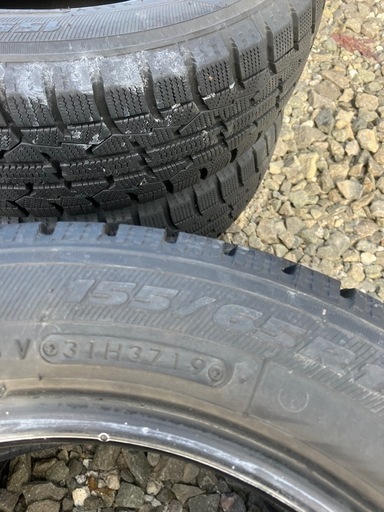 スタッドレスタイヤ　155/65R14　タイヤのみ③