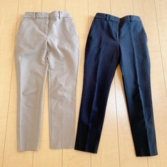 お譲り先決定　プラステ スティックパンツ 2本 コットンブレンド...
