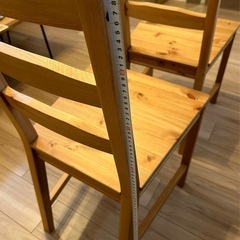 IKEA  イス2脚の画像