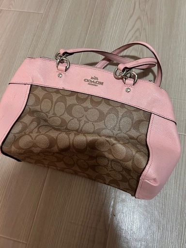 COACH ハンドバッグ　ピンク