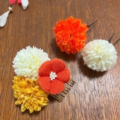 👘髪飾りの画像