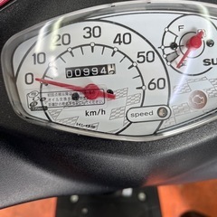 原付SUZUKIアドレスV50 50cc 走行距離995km 美品　鍵2本の画像