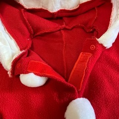 赤ちゃん 乳児用サンタ服の画像