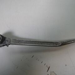 【⑲】TOP　両口ラチェットレンチ(メッキ仕様)　RM-17×21N　手持ち工具　ネジ締め　DIYの画像