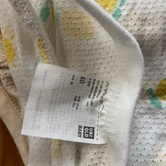 これからの季節に　UNIQLO メッシュ前開きロンパースの画像