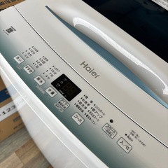 極美品 Haier ハイアール 5.5Kg 全自動洗濯機 JW-U55HK 2022年製 送風 / 乾燥機能の画像