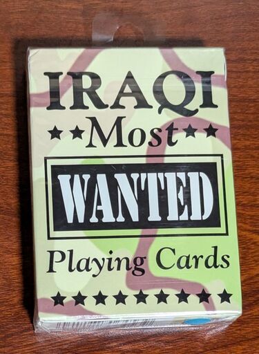 Iraqi Most Wanted Playing Cards（未開封・新品）