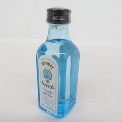 ジン BOMBAY SAPPHIRE ボンベイ サファイア DRY GIN 47度 50ml ミニボトル 未使用品 【コンプオフ金沢野々市店】の画像