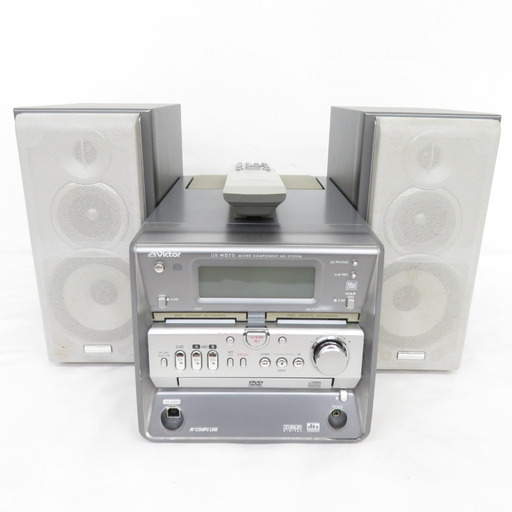 Victor (ビクター)  マイクロコンポーネント DVD/MDシステム UX-WD70-H ※ジャンク 返品不可　 【コンプオフ金沢野々市店】