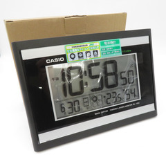 CASIO (カシオ)  電波時計 掛け置き兼用 温度・湿度計付...