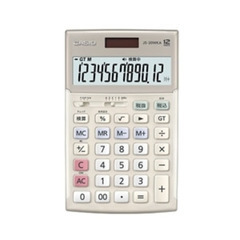 CASIO (カシオ) 本格実務電卓 検算タイプ 12桁 経理・簿記会計向け JS-20WKA-GD-N ゴールド 未使用品 【コンプオフ金沢野々市店】の画像