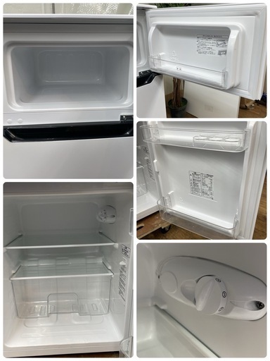 R225 ☀️ Hisense 冷蔵庫 (93L) 17年製 HR-B95A ⭐ 動作確認済 ⭐ クリーニング済