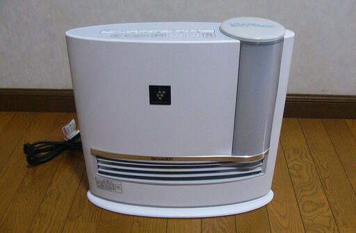 【手渡し限定/中古】■加湿セラミックファンヒーター■HX-G120-W■高濃度プラズマクラスター搭載■SHARP■動作確認済■